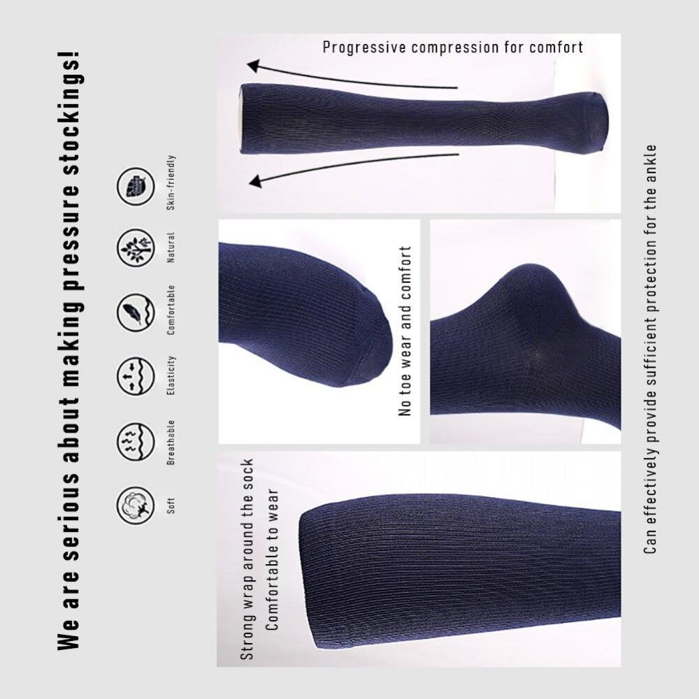 CNKOO Greyghost Paires Bas de Compression pour Hommes et Femmes