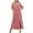 Pink-994, variant on Up to 30% OFF,Women Solid Color Velvet Dress Short Sleeve Round Neck Dress,Velvet Dress, Short Sleeve Dress, Round Neck Dress Effortlessly Chic|100%Polyester,Green,Sopatenor