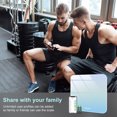 thumbnail image 6 of INSMART Bluetooth Body Fat Scale with App, Scale with BMI, Body Fat, Muscle Mass, Body Composition Analysis Digital Scale,400lb,Gradient Purple, 6 of 8
