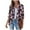 Pink, variant on AOOCHASLIY 2023 Women Tops Women's 3/4 Sleeve Fashion Casual Comfortable Printing Cardigan Blouse