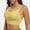 Yellow, variant on Sports Bras for Women No Underwire Mesh Breathable Cool Workout Yoga Bras Comfortable Sleep Bras