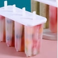 thumbnail image 3 of Moldes for paletas de 4 cavidades - Bandeja de plástico for hacer paletas heladas con tapas for golosinas congeladas caseras, 3 of 6