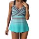 thumbnail image 1 of Trajes de baño tankini qucoqpe para mujer, con espalda descubierta y entrecruzados, de dos piezas, corte holgado, en liquidación., 1 of 5