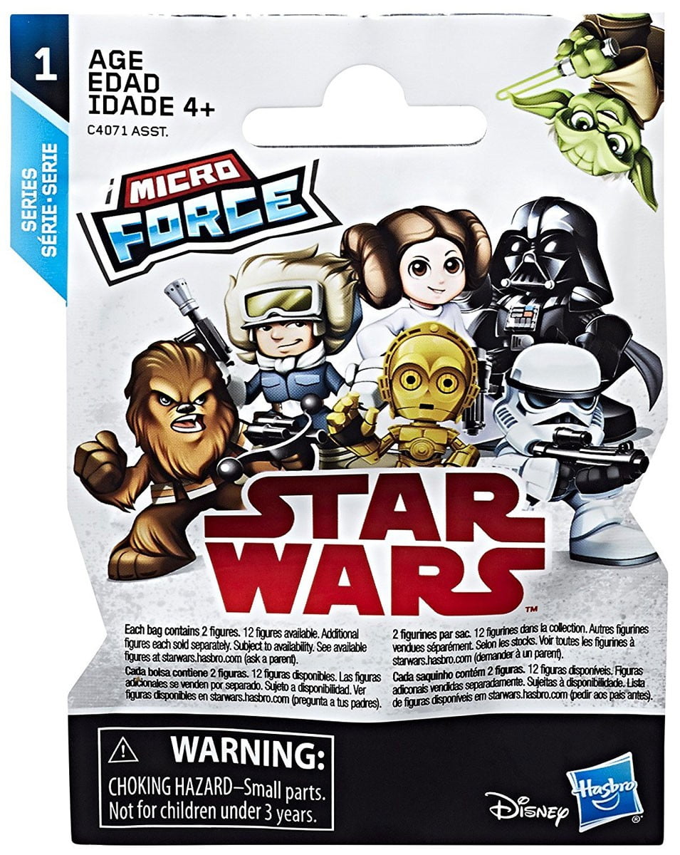 2018 Hasbro Disney Star Wars Micro Force Series 2  Yoda Force Ghost Holo Figure 