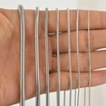 thumbnail image 2 of QQTDFG 50Pcs Men Women Silver Stainless Steel Round Cable Snake Chain Necklace 18"-28"-1.2-24-50Pcs, 2 of 9