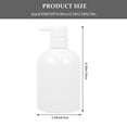 thumbnail image 2 of Monyance Squeeze Soap Dispenser Luxury Soap Dispenser Set 500ml Refillable Bathroom Kitchen Accessories White(6.1X3.35X3.35Inches), 2 of 10