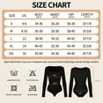 thumbnail image 7 of COMFREE Long Sleeve Bodysuit for Women Square Neck Casual Stretchy Basic Tops, 7 of 7