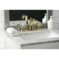 thumbnail image 2 of Kingston Brass Naples Two Handle 8" to 16" Widespread Lavatory Faucet with Brass Pop-up, 2 of 5