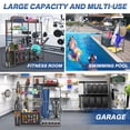 thumbnail image 2 of Organizador de equipamiento deportivo para garaje OrganizeLink Golf & Basketball, 2 of 7