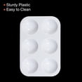 thumbnail image 4 of Ksopiavobs 6 Wells Paint Tray Palette, 6Pcs Rectangular Plastic Painting Pallet Holder for Art Craft Watercolor Gouache Oil Paint, 4 of 5