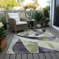 thumbnail image 3 of Dalyn Rugs Machine Washable Indoor/Outdoor Chantille Purple 3' x 5' Rug, 3 of 9