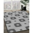 thumbnail image 2 of Ahgly Company Indoor Square Patterned Smokey Gray Area Rugs, 5' Square, 2 of 6