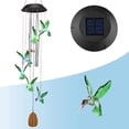 thumbnail image 1 of Luz De Carillón De Viento Solar Wdftyju Lámparas colgantes de colibrí con luz solar LED de colores, 1 of 4