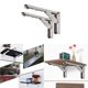thumbnail image 2 of Inteprter 1 par de soportes de estante plegables de 8 pulgadas, soporte plegable de acero inoxidable resistente, soportes plegables DIY montados en la Conjuntos de muebles de dormitorio No.1 Inteprter HA024806-01, 2 of 5