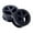 Black, variant on Pair of UV Glow Silicone Peace Sign Ear Plugs Tunnels Gauges