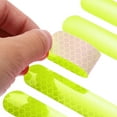 thumbnail image 5 of 18pcs Universal Reflective Safety Stickers for Helmet Adhesive Tape Reflector for Bicycle Motorcycle Helmets Green, 5 of 6