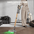 thumbnail image 3 of (Open Box) VAKERR Cordless Vacuum Cleaner 550W 55KPA 60Mins 2500mAh Lightweight Stick Vacuum Cleaner for Home Hardwood Floor Carpet Pet Hair, 3 of 8