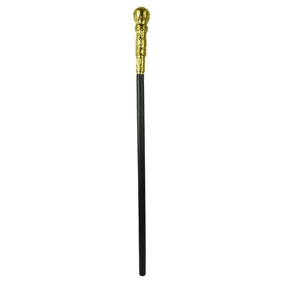 G Halloween Kids Carnival Party Toy Scepter Magic Wand Gold Round Head Top Design 3 Section Detachable Lightweight Plastic Prop For Costume Dress Up 80Cm Play Accessory