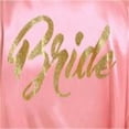 thumbnail image 4 of LYMAYTER Women Satin Robe Summer Fashion Lightweight Gold Lettered Kimono for Sleepwear Bathrobe S-2XL, 4 of 7