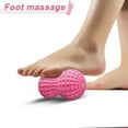 thumbnail image 5 of LinenLoon Peanut Massage Ball. Peanut Double Lacrosse Massage Roller Ball for Back Neck Shoulder Spine Legs Hips. Deep Tissue Peanut Roller Ball Trigger Point Muscle Massage Ball. Pink, 5 of 5