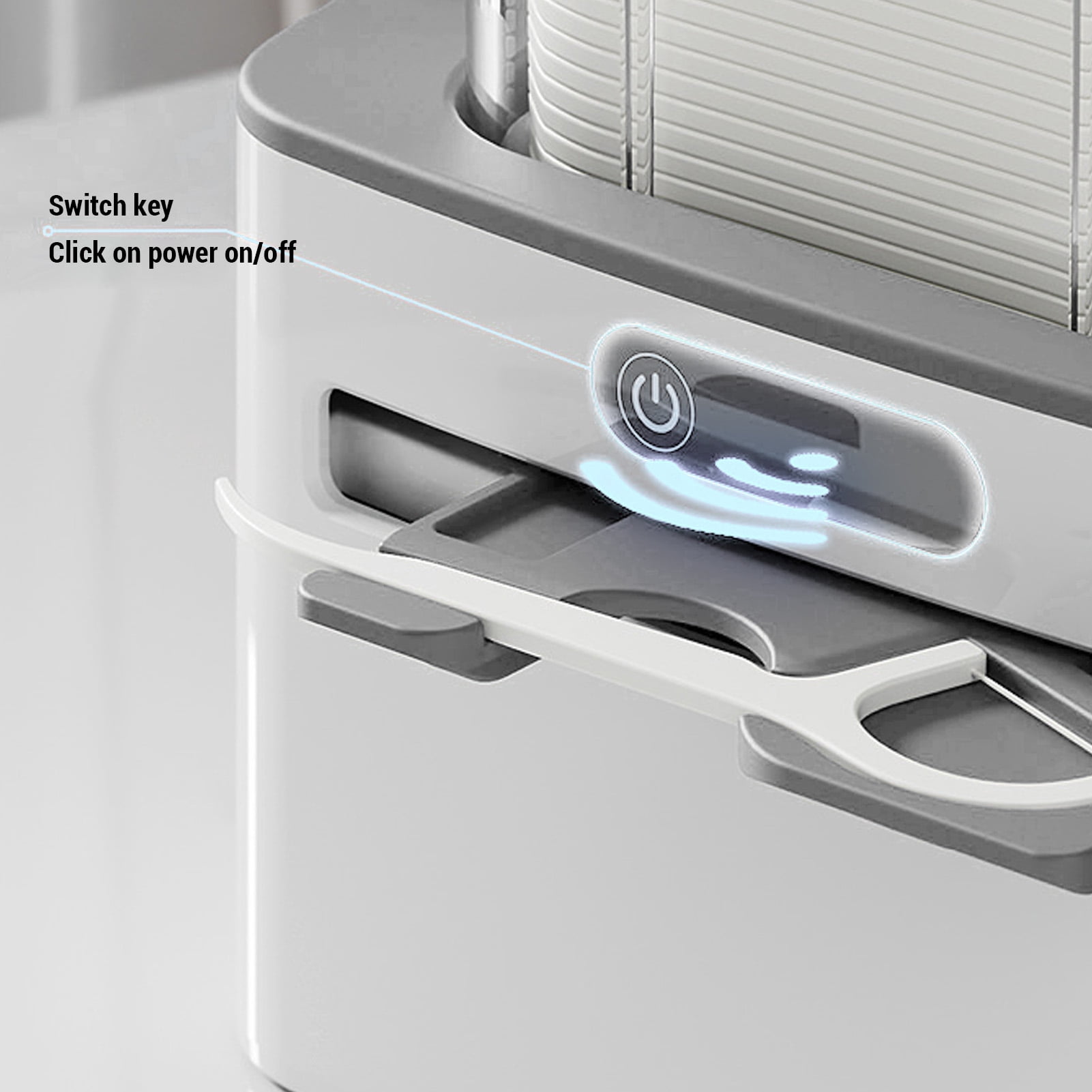 Nieyigj Automatic Floss Pick Dispenser Infrared Sensing Auto Electric Floss Holder with 100 Flossers