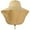 Khaki, variant on Fishing Wide Brim Sun Hat with Neck Flap for Travel Camping Hiking Boating