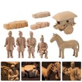 thumbnail image 1 of 3Pack Mini Terracotta Warriors PVC Adornment Children Gift Home Decor, 1 of 9