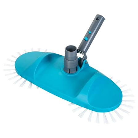 Mainstays Teal & Gray Pool Vacuum with Rotative Brushes - 2.51 lbs.
