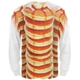 thumbnail image 2 of Halloween Pancakes and Syrup Breakfast Costume All Over Mens Long Sleeve T Shirt Multi LG, 2 of 2