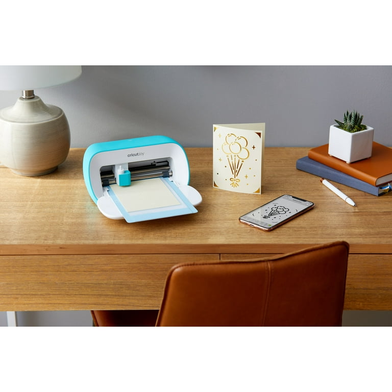 Cricut Joy Machine Starter Bundle with Card Mat, Grip Mat, Insert Cards, Iron-On and Vinyl Samplers