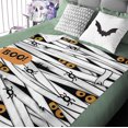 thumbnail image 4 of Happy Halloween Mummy Cartoon Mouse Flannel Blanket, suitable for sofa bedroom office or camping, suitable for all seasons 60*50, 4 of 10