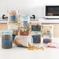 thumbnail image 4 of Unatoiry Food Storage Box Moistureproof Round Fridge Restaurant Meat Fruit Case 1500ml 1Set, 4 of 6