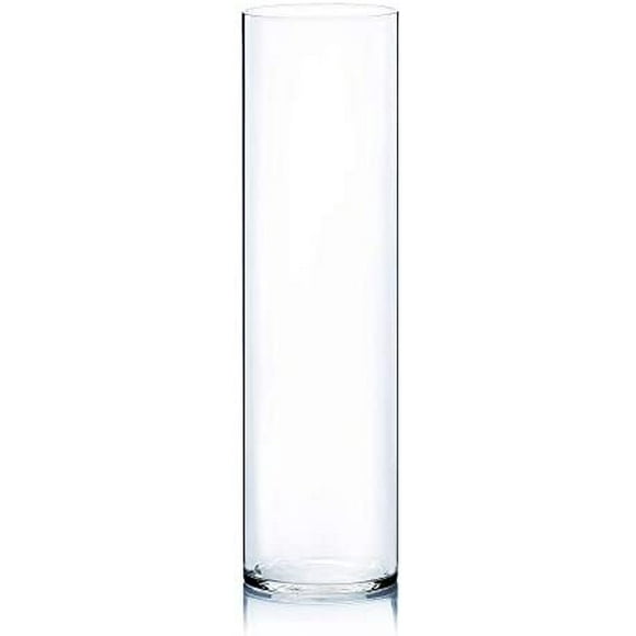 Large Clear Glass Vase