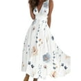 thumbnail image 1 of Julycc Robe Longue Maxi Bohème d'Été pour Femmes Robe de Plage Florale, 1 of 2
