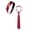 Red, variant on Halloween Magic School Wizard Costume Accessories Set - Emerald Green & Silver Striped Necktie and Headband Fancy Dress