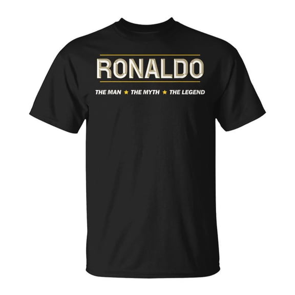 Ronaldo The Man The Myth The Legend Boys Name TShirt