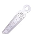 thumbnail image 3 of 1pc Stainless Steel Taper Gauge Inch/ Metric 0-15mm Welding Gauge Gage Test Ulnar Ruler Welder Inspection Measuring Tools ,Easy to Use, 3 of 5