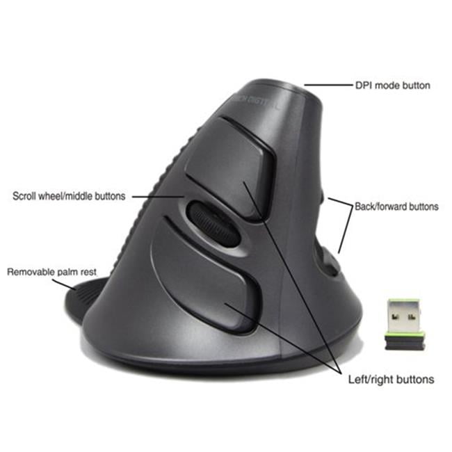 JTech Digital 8DG0HISYOM Adjustable Scroll Endurance Wireless Mouse