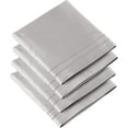 thumbnail image 3 of CGK Linens Extra Soft Pillowcases Set of 4 - Queen / Standard Size Hotel Luxury Breathable & Cozy 4-Piece Pillow Covers, Light Gray, 3 of 7