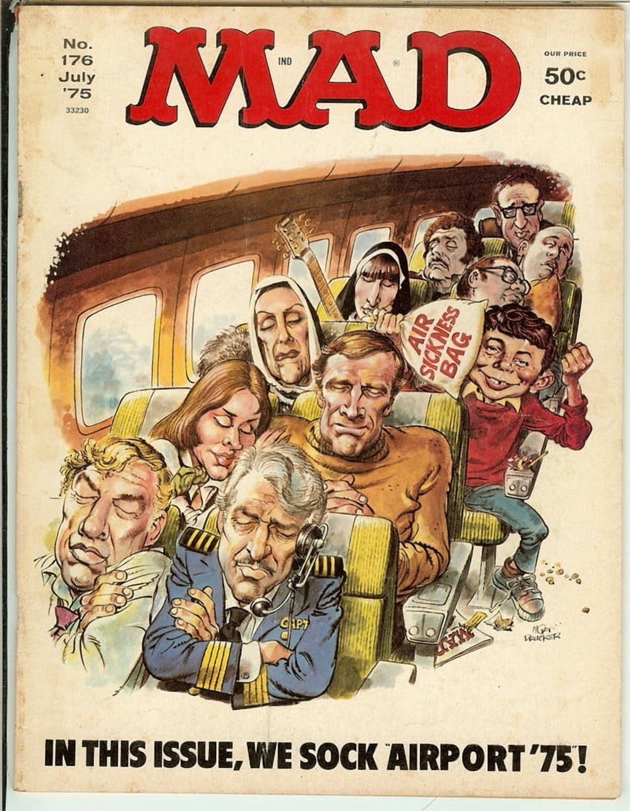 MAD Magazine Vintage Collectible #176 July 1975