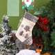 thumbnail image 5 of Medias navideñas tejidas Fiudx con diseños de Papá Noel reno y muñeco de nieve rojas, 5 of 6