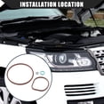 thumbnail image 2 of Unique Bargains 1 Set LR010690 Inner Vacuum Pump Seal Ring Repair for Land Rover Discovery LR4 Range Rover Brown, 2 of 7