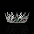 thumbnail image 4 of 4 Pieces Royal King Plastic Crown Queen Plastic Crown Birthday Crowns Costume Accessory, 4 of 5