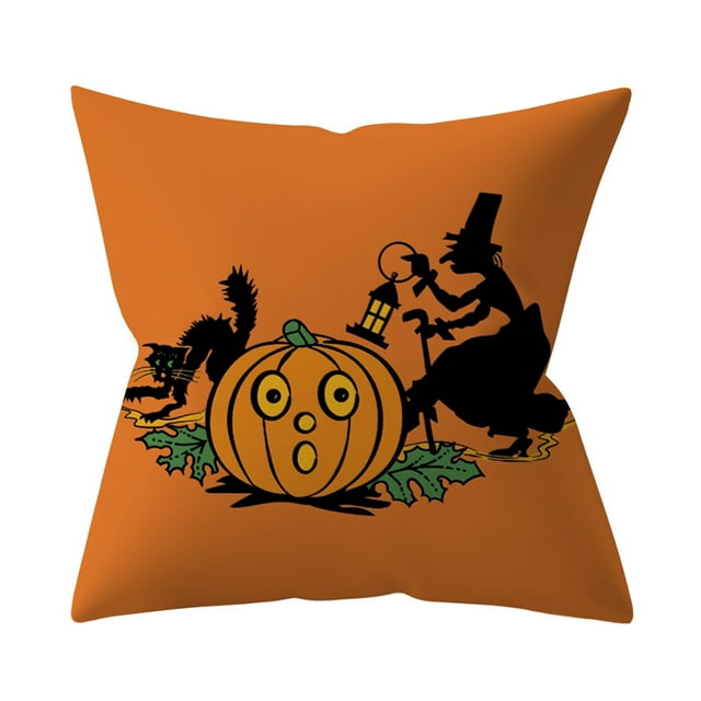 Pumpkin Throw Pillow Cover Pillowcases Decorative Sofa Cushion Cover Olive Throw Pillows Mini Throw Pillows Extra Large Couch Pillows 36x36 Fall Pillows for Couch Large Pillows for Couch