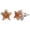 Orange, variant on Efulgenz Cubic Zirconia CZ Crystal Stud Earring for Women