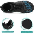 thumbnail image 4 of Hiking Shoes Barefoot Shoes for Autumn Winter, Upgraded Thickened Minimalist Barefoot Shoes Women Men Non-Slip & Wide Toe Zero Drop Athletic Hiking Trail Running Shoes, 4 of 7