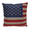thumbnail image 2 of Cheungs US Flag Linen Throw Pillow, 2 of 2