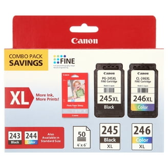 キヤノン 純正 インク PG-245 ブラック 5個 PIXMA Canon PG-245 Original Pigment Black Ink Cartridge - Smudge