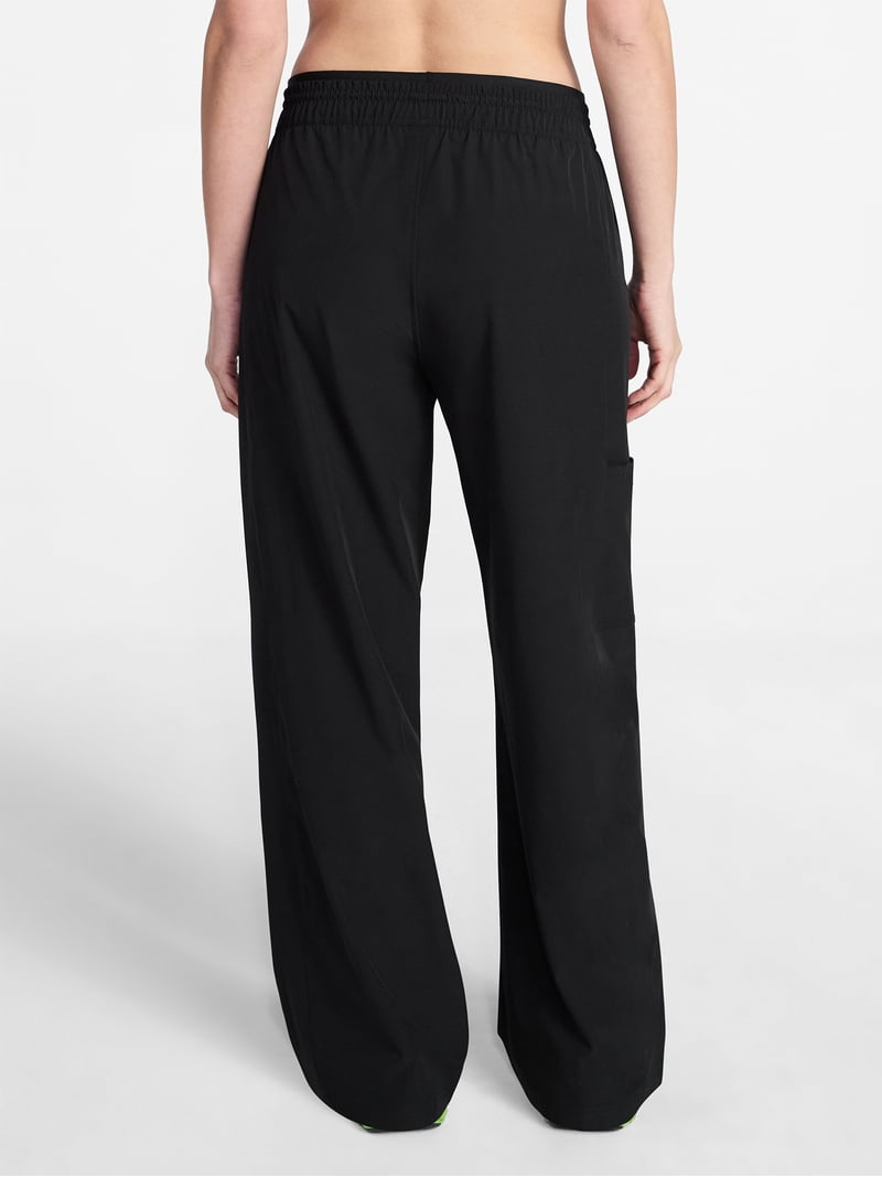 Avia Women's and Women's Plus FeatherStretch Woven Wide Leg Pants