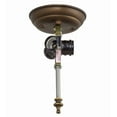thumbnail image 2 of Meyda Tiffany 160257 Camel 3 Light 16" Wide Flush Mount Bowl Ceiling Fixture - Brass, 2 of 7